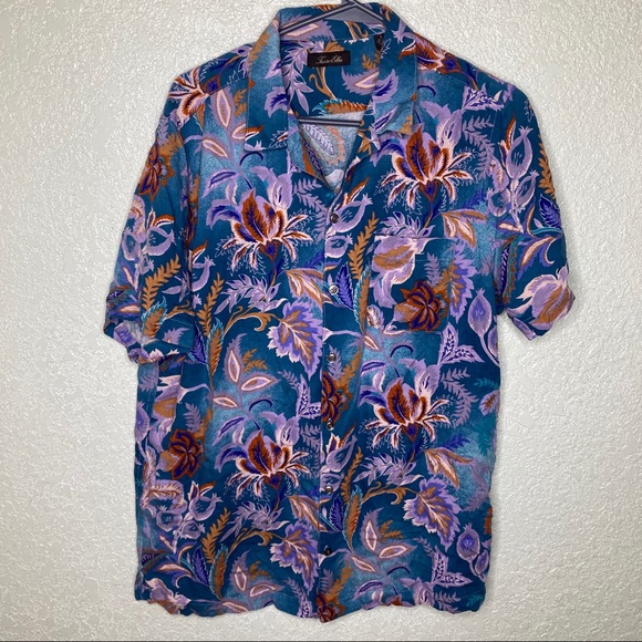 Tasso Elba Other - Tasso Elba Mens Silk Button Down Size Large
